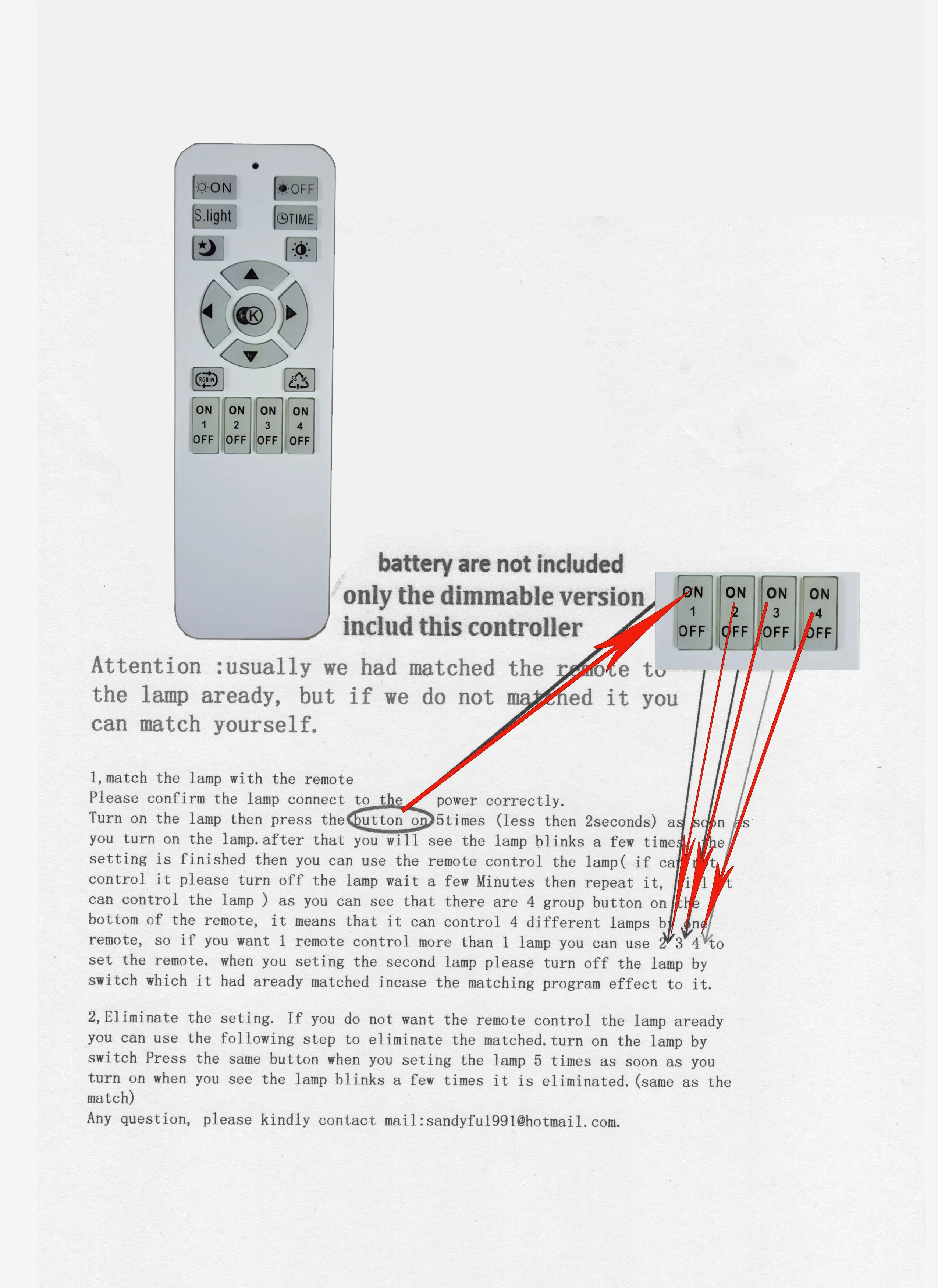 

Пульт дистанционного управления с регулируемой яркостью