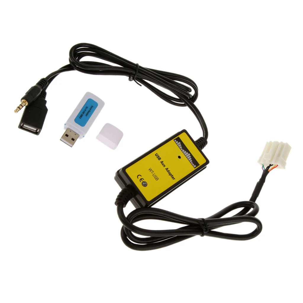 Car USB/SD MP3 Player Interface AUX-IN Adapter For Mazda 323 MX5 Miata MPV | Автомобили и мотоциклы
