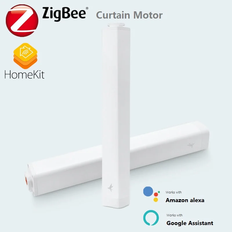 

Умный двигатель для штор Apple Homekit Zigbee 3,0, моторизованные шторы с дистанционным управлением через приложение Siri Voice, работает с Alexa Google Home