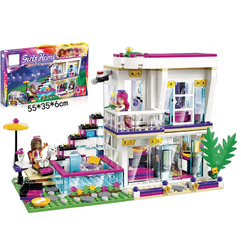 2021 Новый Замок принцессы для девочек Анна Эльза персонажи фигурки сборные