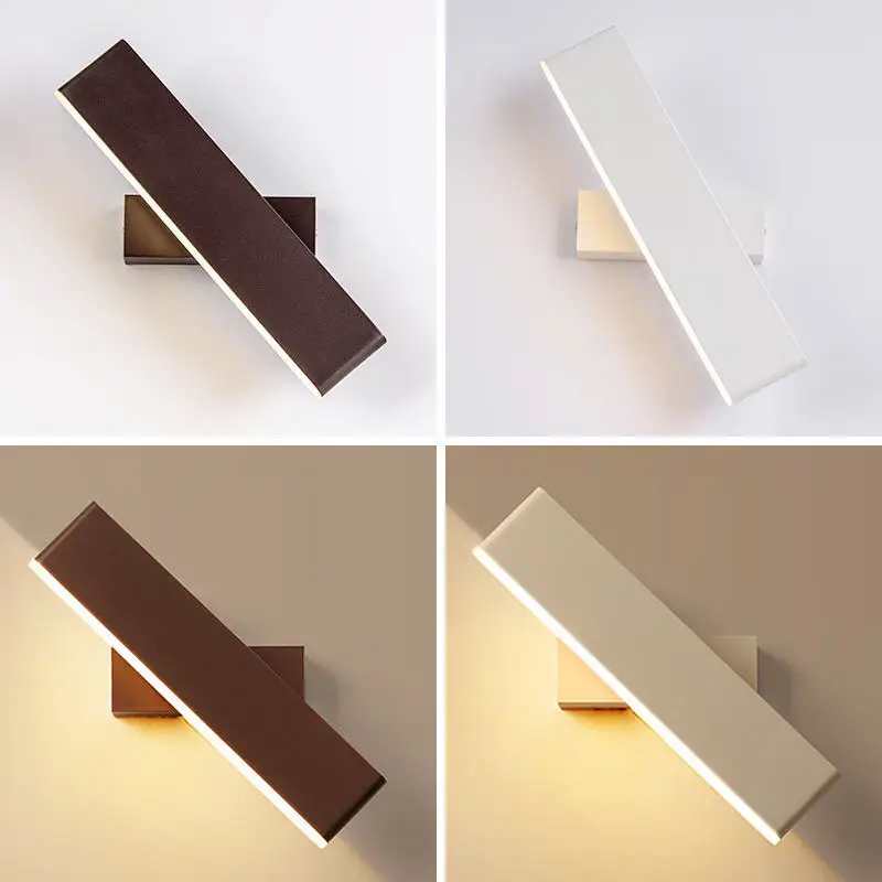 

modern led indoor wall lamps rotation adjustable wall light sconce for stair beside room hallway led wall fixture 110v 220v