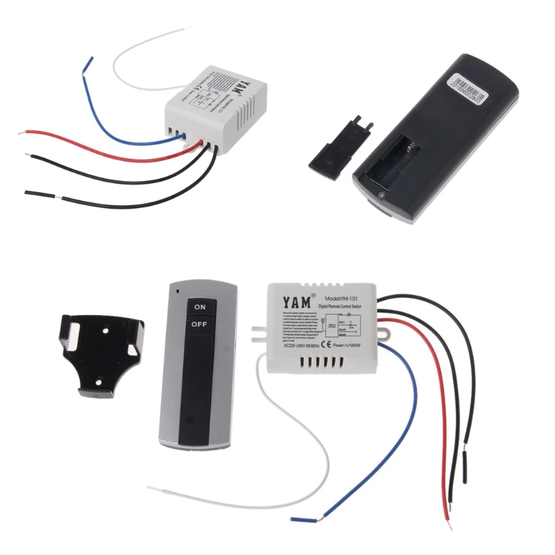 Wireless 1 Channel ON/OFF Lamp Remote Control Switch Receiver Transmitter | Обустройство дома