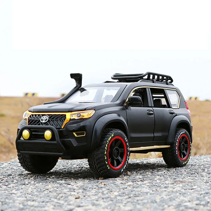 Литой под давлением внедорожник Toyota Prado модифицированная модель игрушечного