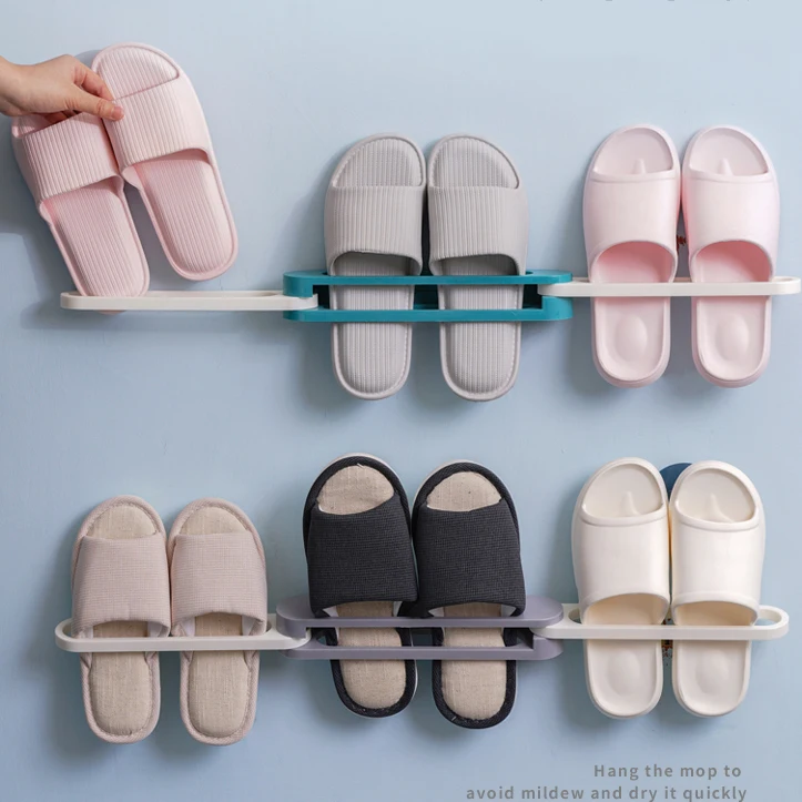 

Полка-органайзер для ванной, настенное крепление, для тапочек, полка-органайзер для ванной, DA60YS