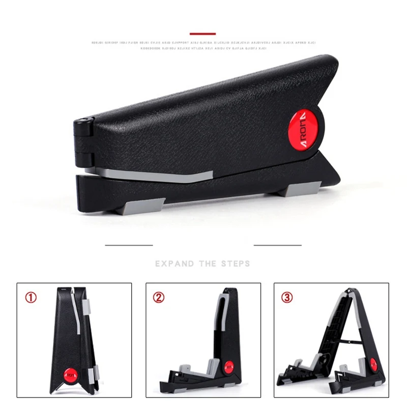 

Professional Electric Guitar Stand Universal Folding Electric Acoustic Bass Stand A-Frame Musical Rack Holder Guitar Accessories