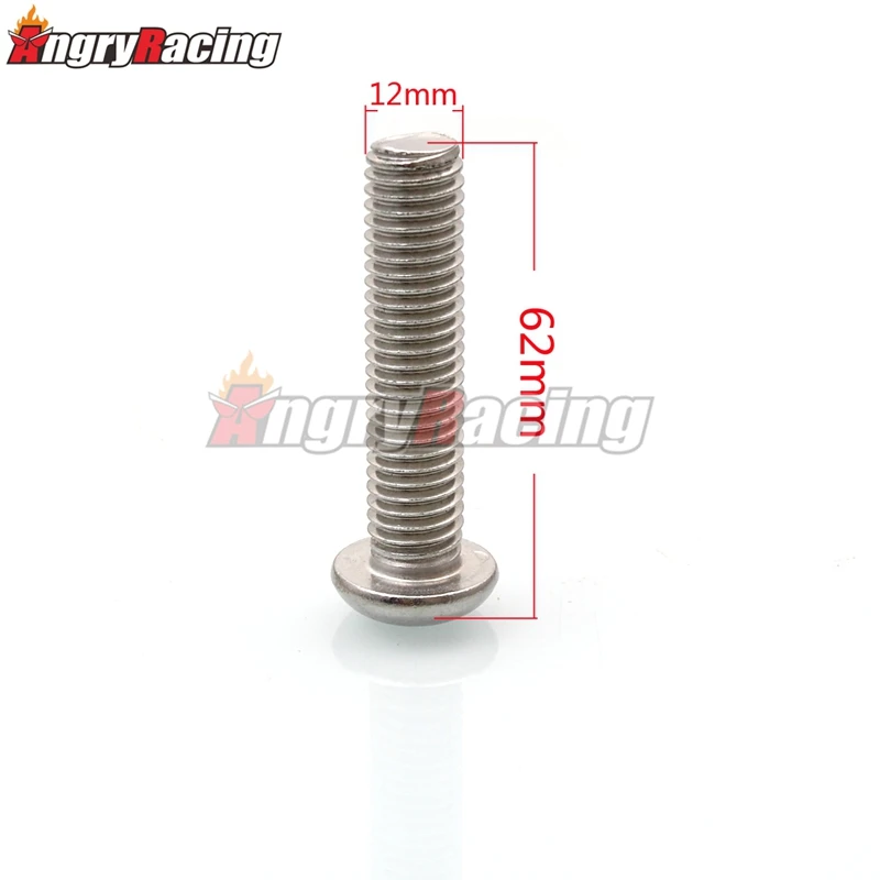 2XPCS Rear Shock Absorber Mounting Bolts Bolt Screw Steel For Harley Sportster XL 883 XL1200 2004-2016 Dyna 2010-2016 - купить по