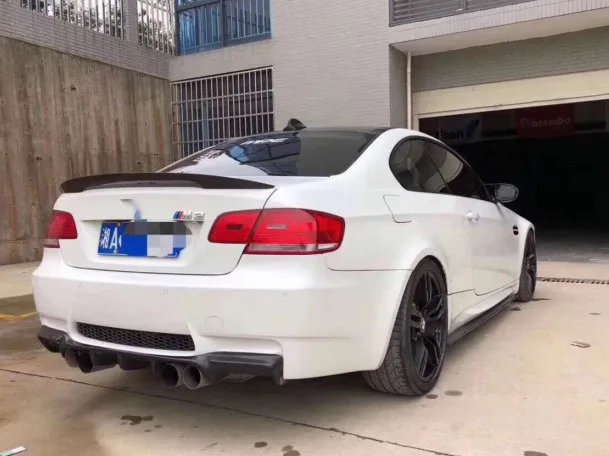 Для BMW E92 E93 спойлер большой wing318i 320i 325i углеродное волокно материал автомобиль на