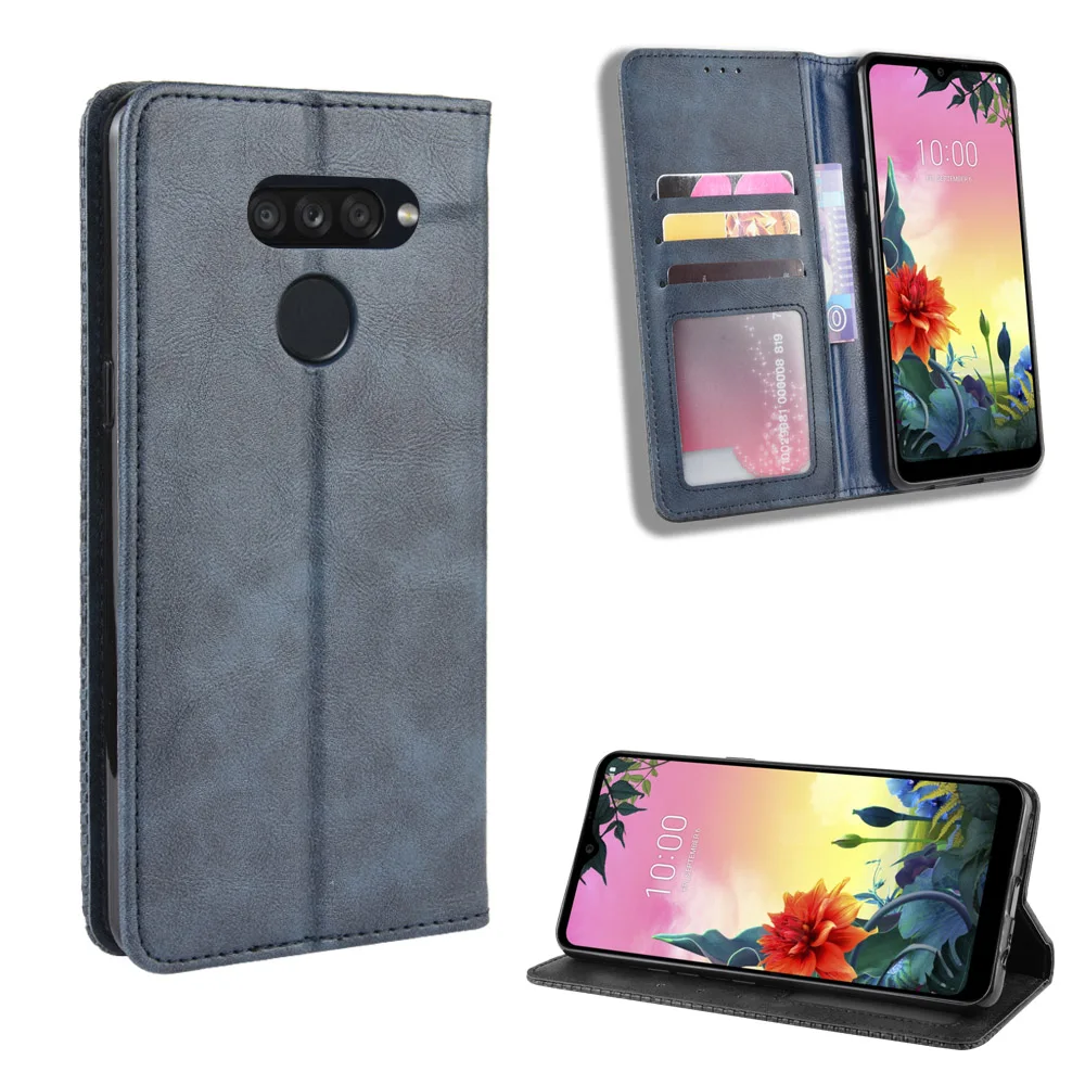 Для LG K50S K40S Android One X5 K20 K30 X2 2019 на застежке в стиле ретро кожаная обложка для книг V50S