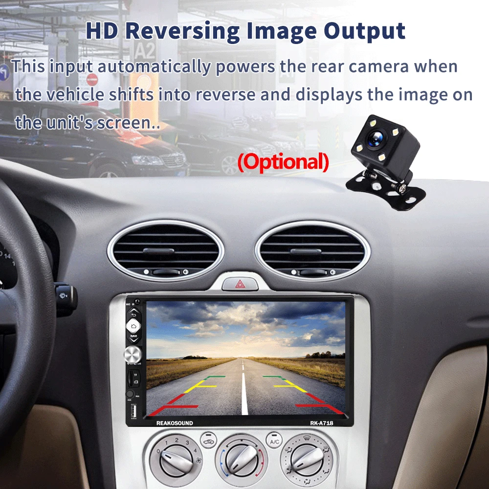 Авторадио AMPrime 2 Din 7 &quotандроид мультимедийный проигрыватель 2din Bluetooth Видео Аудио