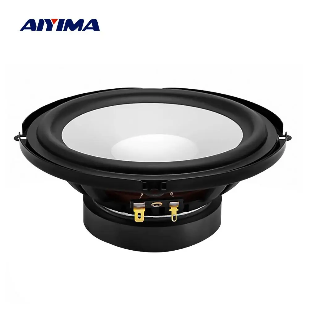

AIYIMA 1Pcs 6.5 Inch Midrange Bass Speaker Column 4 Ohm 50W Audio Speaker Woofer Loudspeaker DIY Car Sound System DIY