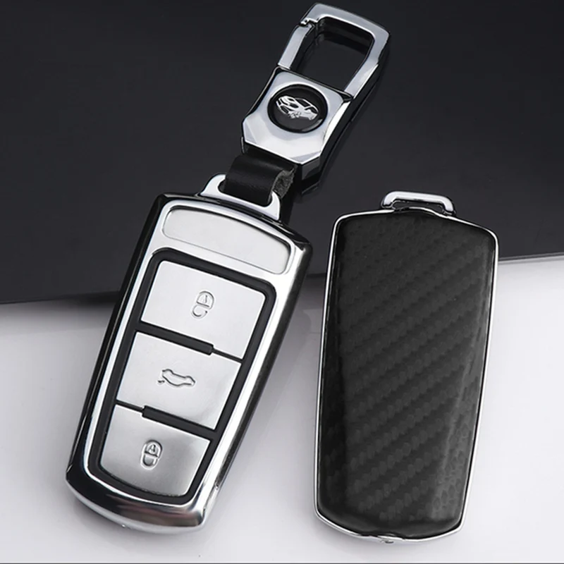 Чехол для ключей автомобиля из цинкового сплава с пультом дистанционного