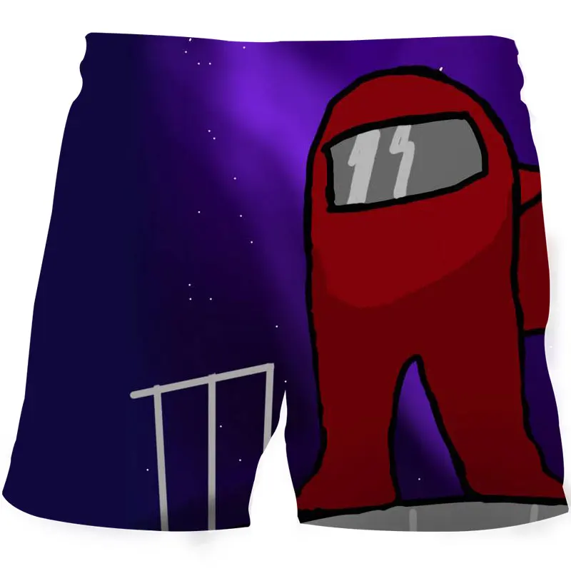 

New Among we 3D Printed short Cartoon shorts Casual Pants Comfortable Beach Loose us Shorts Kids Summer Shorts Among Clothes