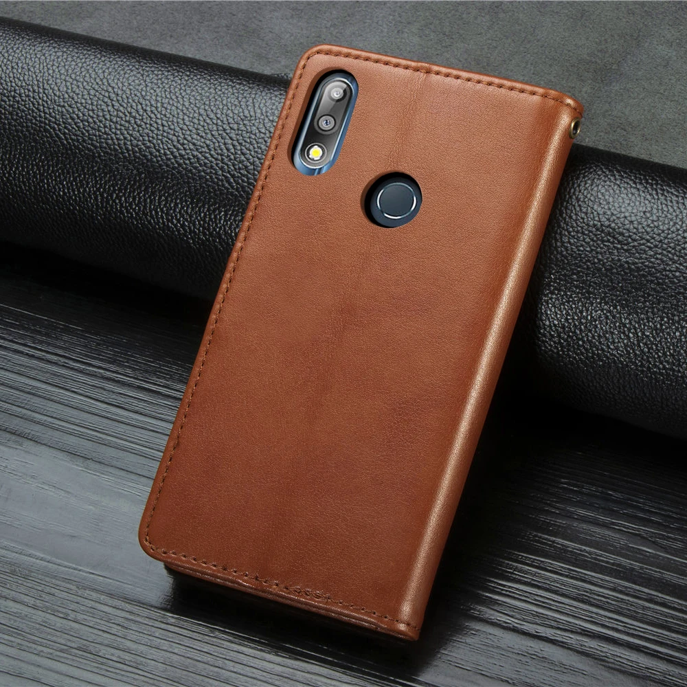 Для ASUS ZenFone Max Pro M2 ZB631KL чехол-кошелек из искусственной кожи чехол для телефона