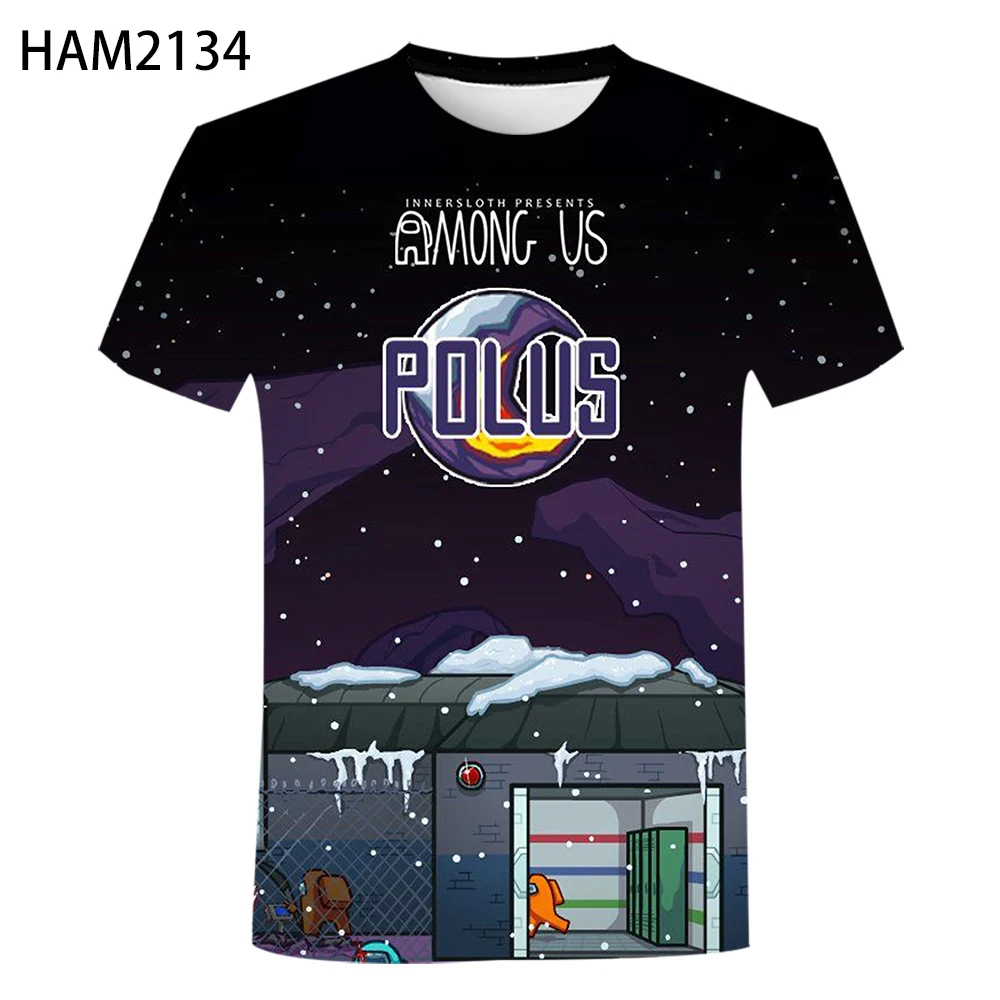 

Printing T-shirt Home Cool Street Style Top Strong Us 2021 New Game Anime 3D Men's Women's Children's Summer Spring and Summer