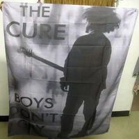 the cure singer posters hanging pictures rock music stickers rock band flag banner canvas printing art tapestry mural wall decor