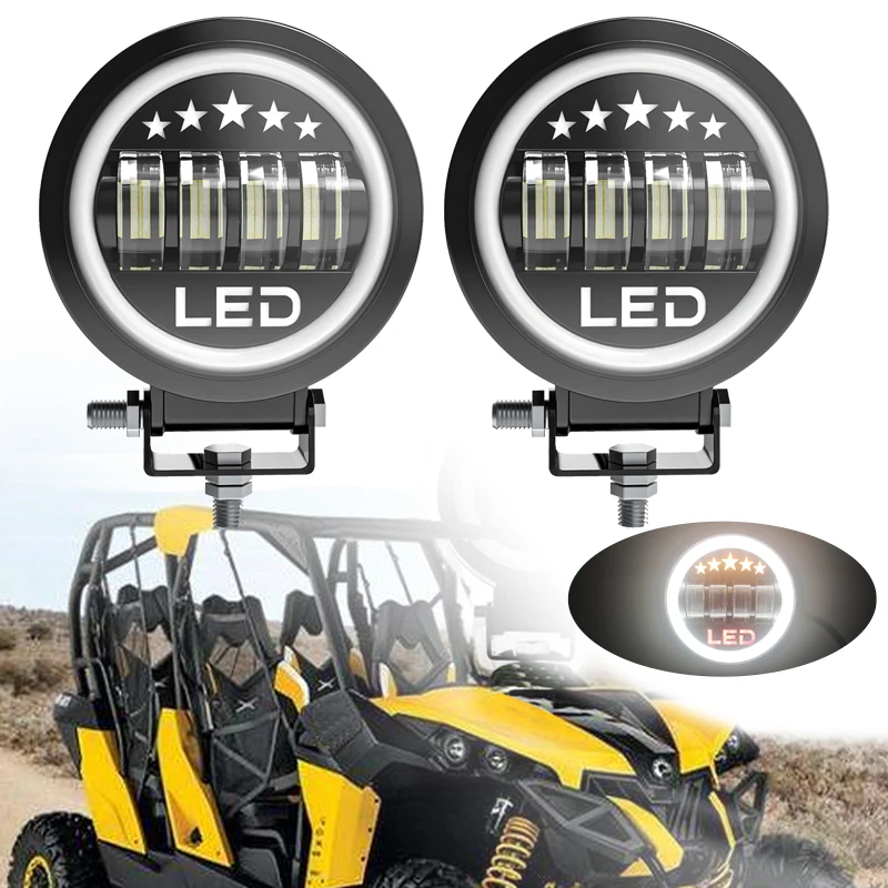 1/2 шт 12 в 40 Вт Светодиодный светильник светодиодный бар Точечный для седельный