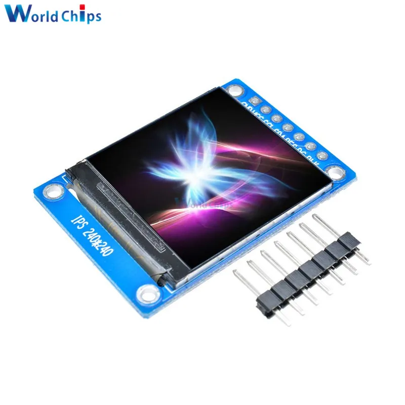 1 3 дюймовый IPS HD TFT ST7789 Привод IC 240*240 SPI коммуникация В напряжение 4 проводной