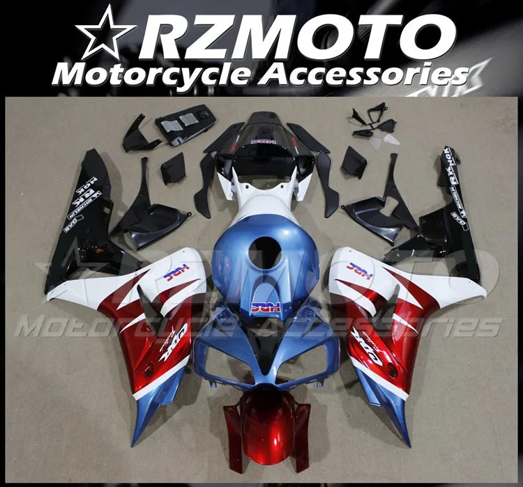

Injection Mold New ABS Whole Fairings Kit Fit for HONDA CBR1000RR 2006 2007 06 07 CBR1000 Bodywork set red blue