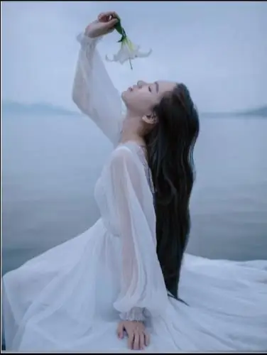 Сказочное шифоновое платье для девочек женские белые платья с длинными