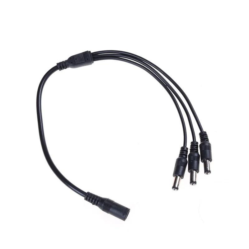 Разъем питания постоянного тока 1 гнездо на 3 штекера разделитель адаптер