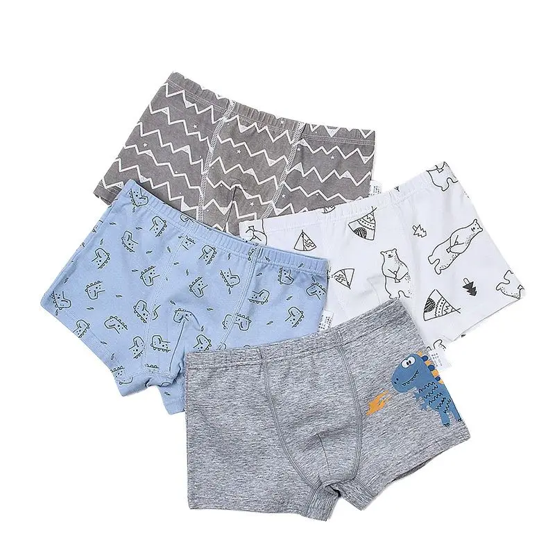 2 шт. упак. Новое Детское хлопковое нижнее белье с плоской подошвой для мальчиков