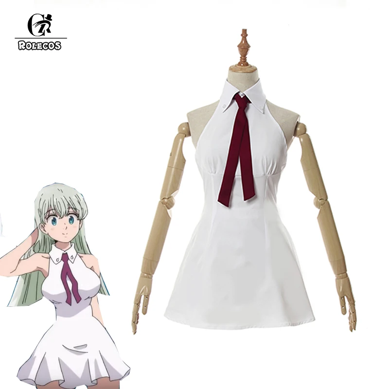 Rolecos аниме The Seven Deadly Sins костюм для косплея Elizabeth Liones карнавальный Nanatsu no Taizai