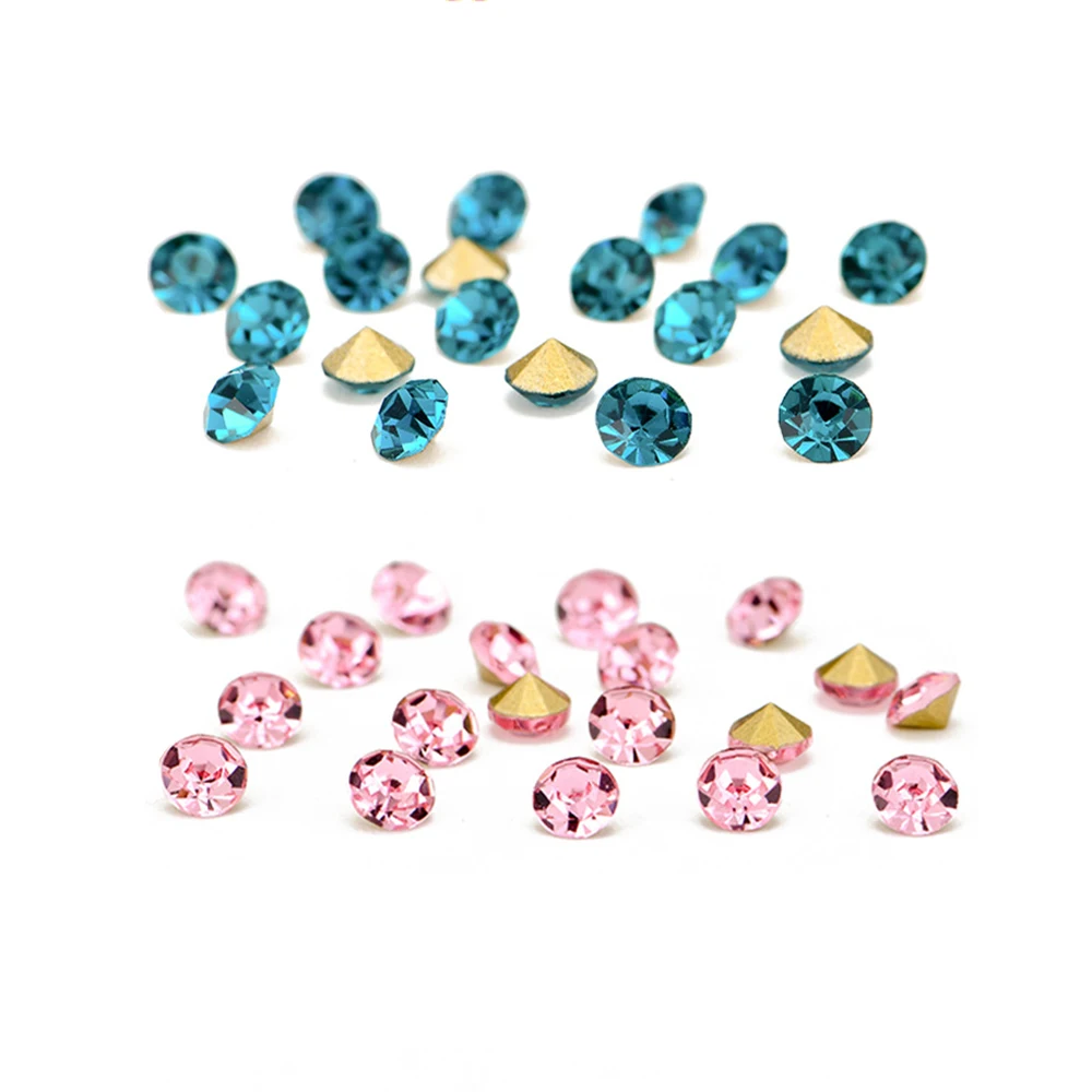 12 коробок/набор стразы для дизайна ногтей кристаллы AB цветной опал драгоценный