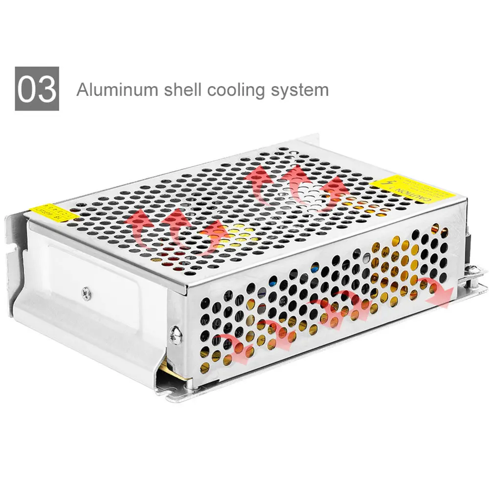 12V 24V Питание AC 110V 220V постоянного тока до DC12V DC24V преобразователь Светодиодный