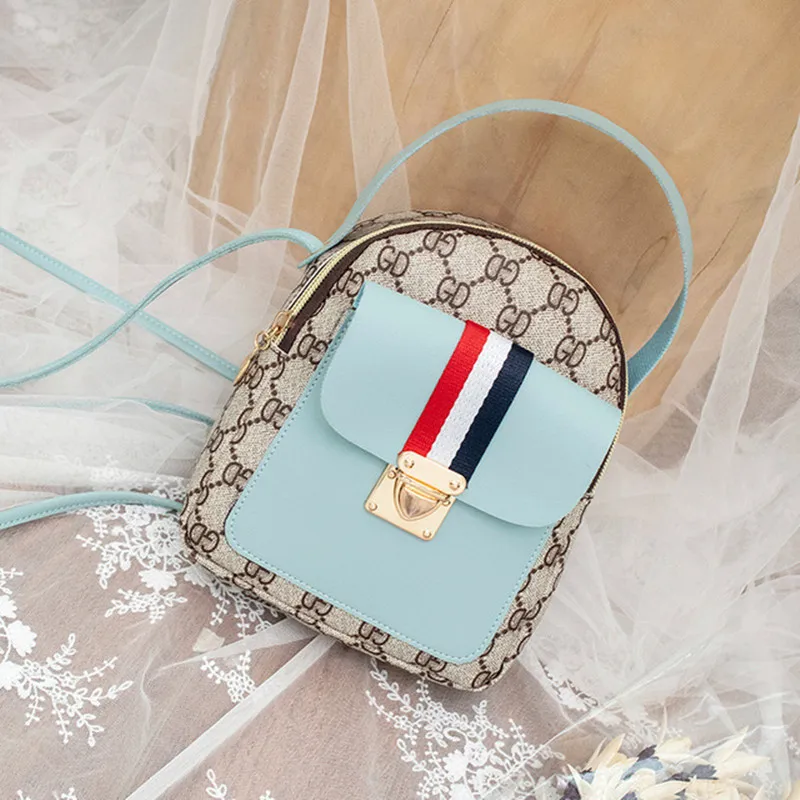 

Mini Backpack Women Leather Shoulder Bag for Women Small Bagpack Backpack For Teenage Crossbody Bag Multifunctional Cosmetic Bag