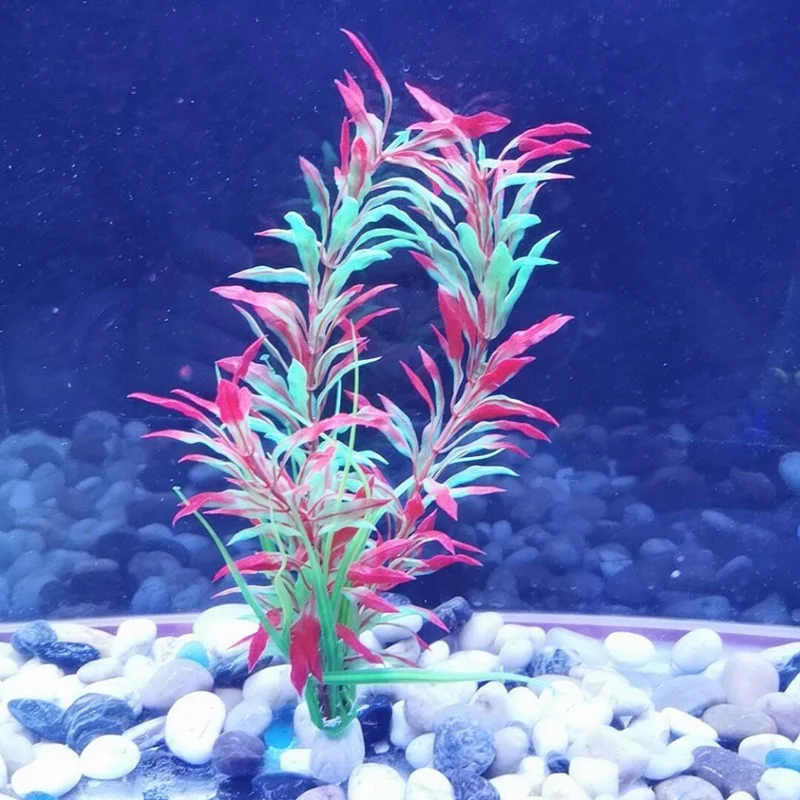 

Fish Tank Decoration Simulation of Aquatic Plants Plastic Fish Tank Landscaping Plants Aquarium Accessories Home Decoration
