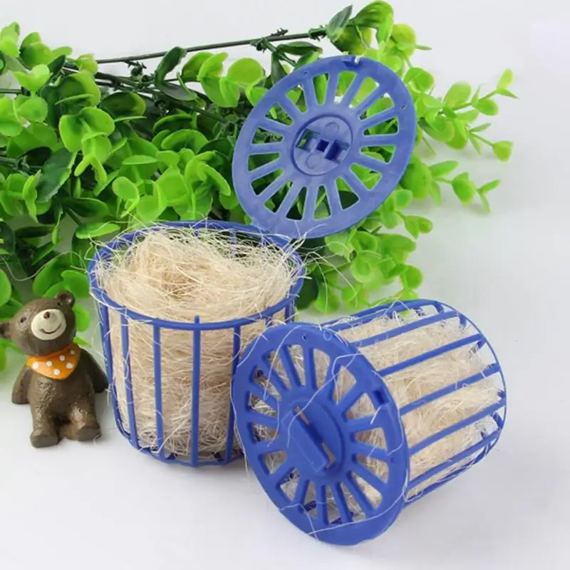 

2Pcs Plastic Bird Food Baskets Set Multi-Purpose Bird Cage Hanging Feeder Basket Parrot Foraging Basket Pet Bird Feeder Supplies