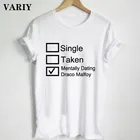 Женская футболка большого размера Draco Malfoy Tumblr, Повседневная летняя забавная рубашка для женщин, винтажная одежда