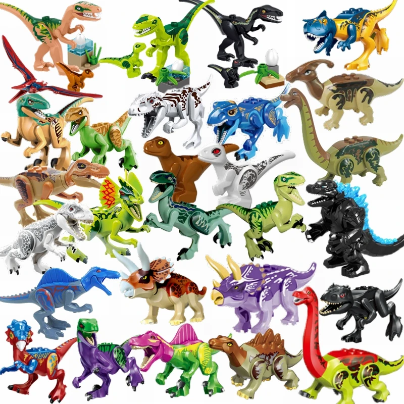 &quotМир Юрского периода&quot блокировки динозавр Кубики &quotпарк&quot Raptor Детские