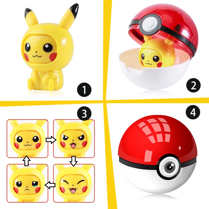 TOMY Pokemon Elf Ball покебол Pikachu Карманный Монстр вариант игрушки экшн-фигурка с