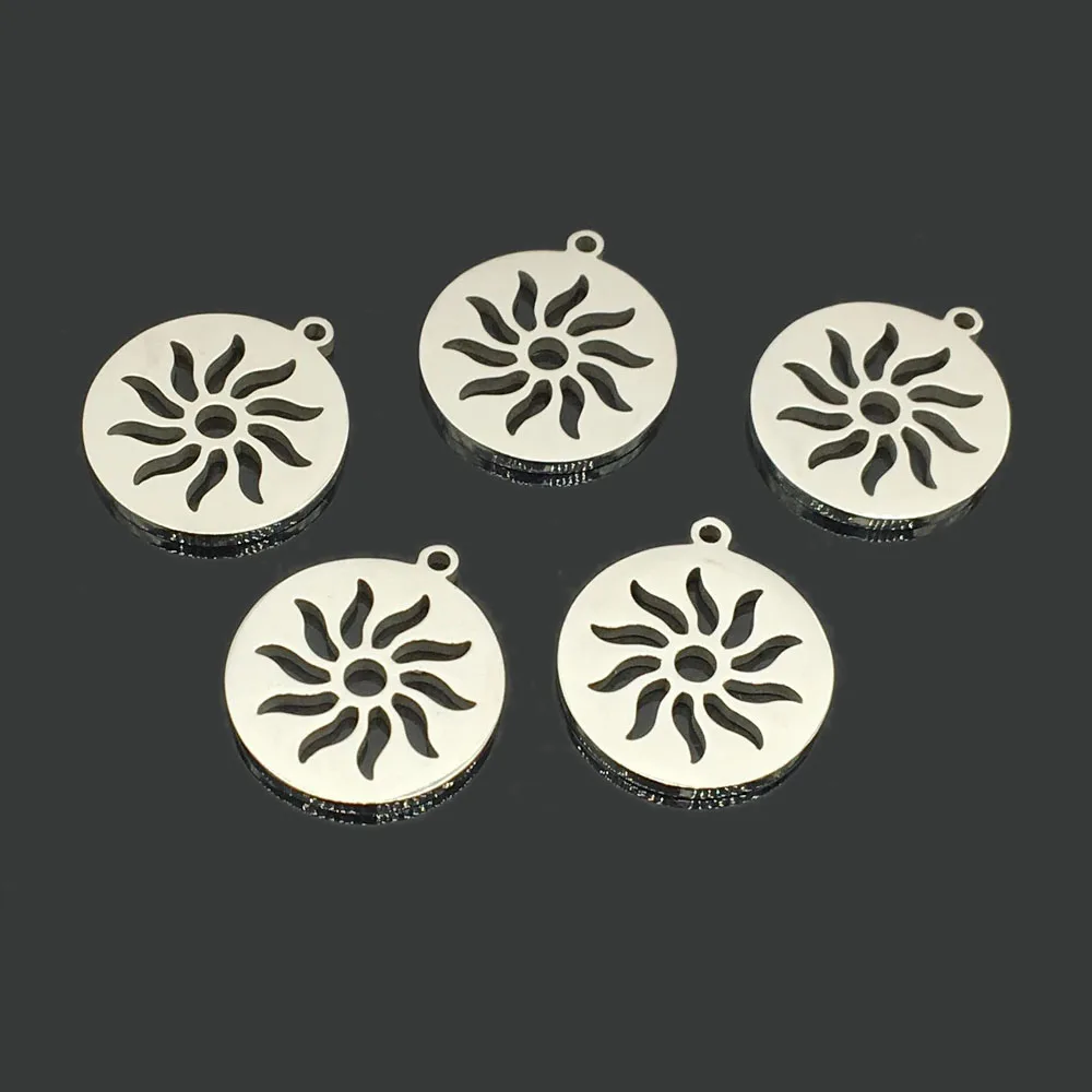 10 шт. ожерелье из нержавеющей стали Sun God кулон одно отверстие мифология Аполлон