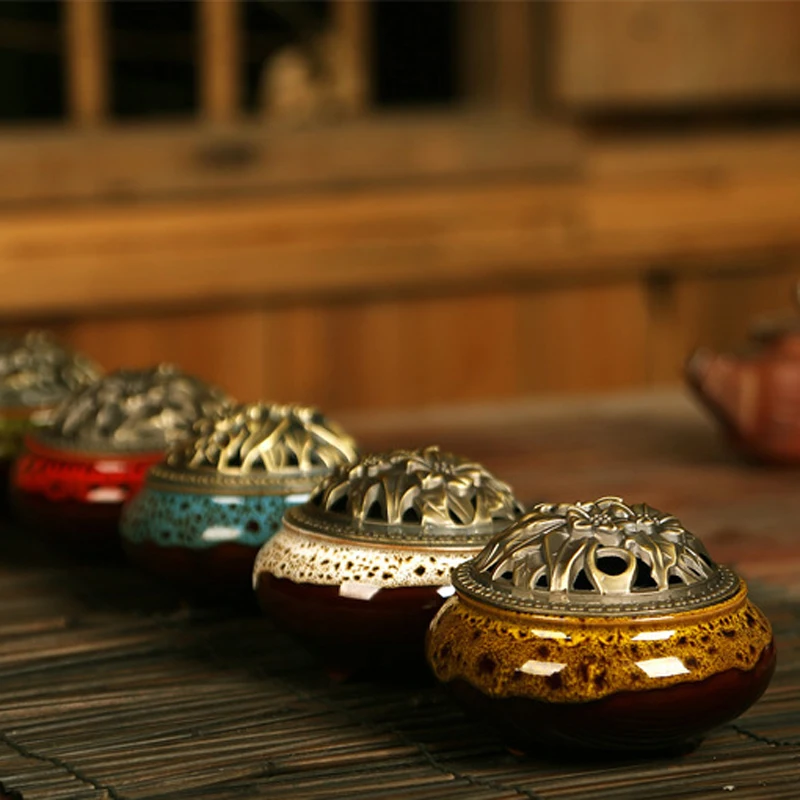 T керамические Благовония конфорки портативный фарфор курятник буддизм ладан