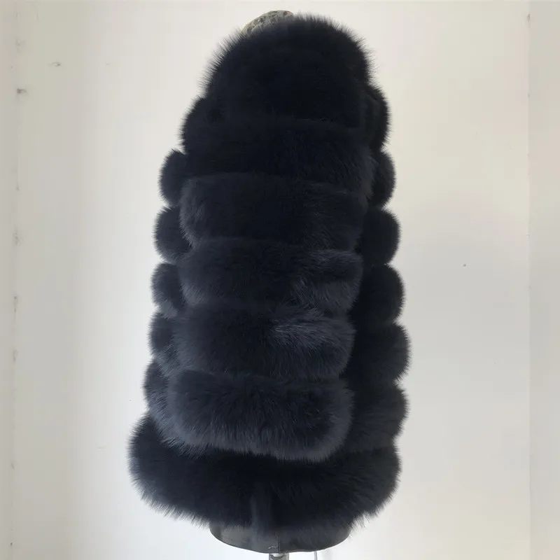 Жилет женский из натурального Лисьего меха зимняя теплая меховая куртка 2019 |