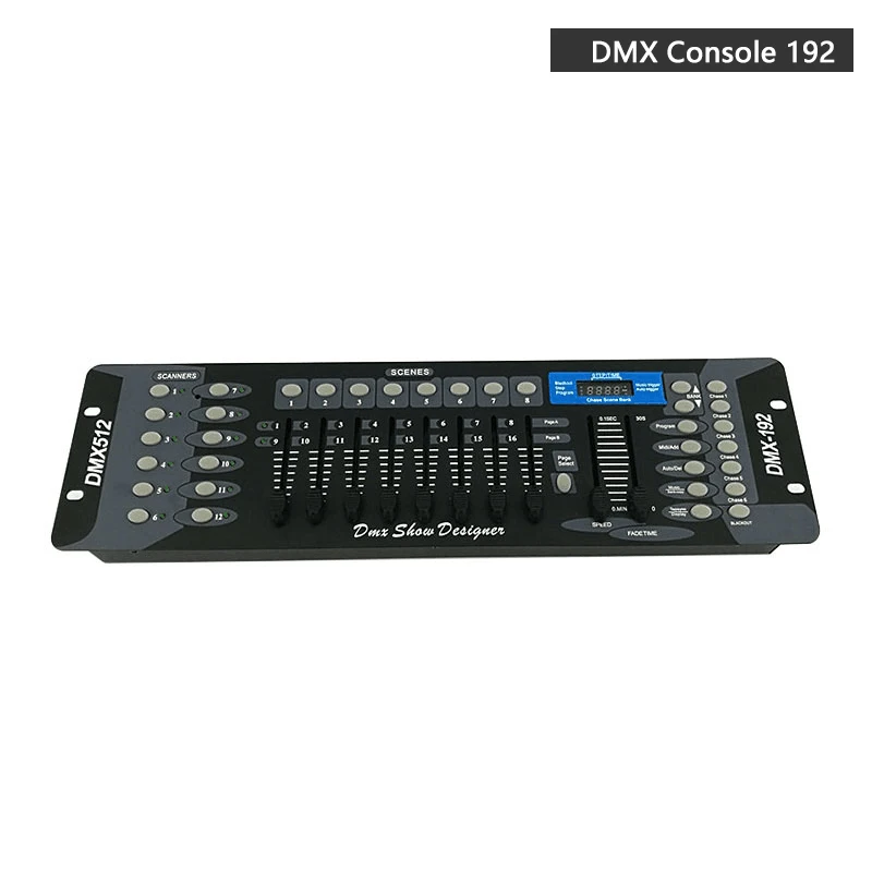 DMX Console 192 DJworld DMX консоль 1024 контроллер для освещение для сцены DMX 512 DJ контроллер оборудование международный стандарт движущийся головной свет - Цвет: DMX Console 192