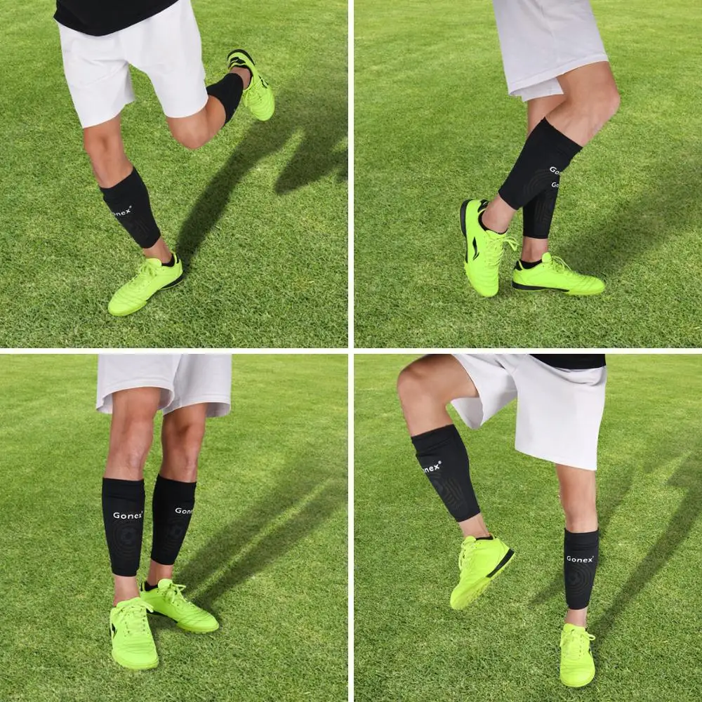 Накладки на голень Gonex с нескользящей накладкой для футбольных игр накладки из