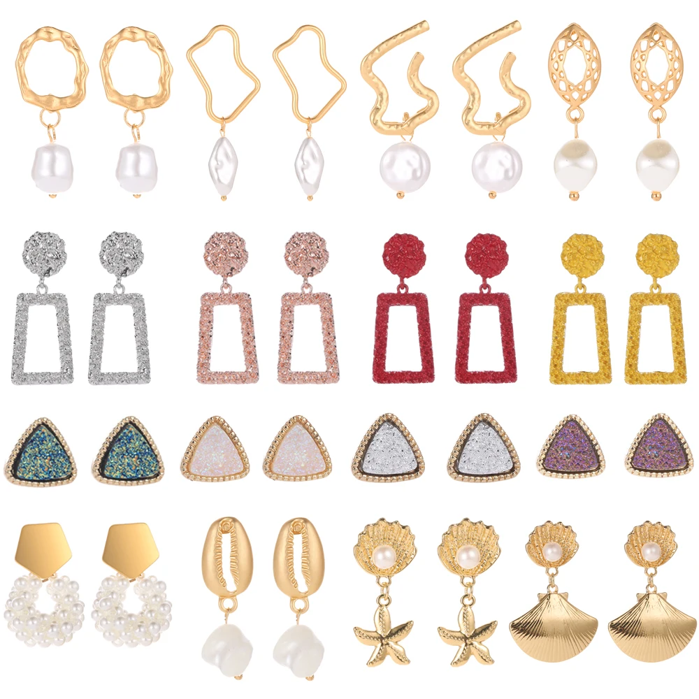 Женские длинные висячие серьги ZS 1 пара модные корейские Винтажные с жемчужинами