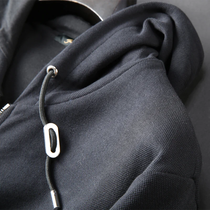 JSBD плотный мужской повседневный спортивный костюм с капюшоном вышивкой паука