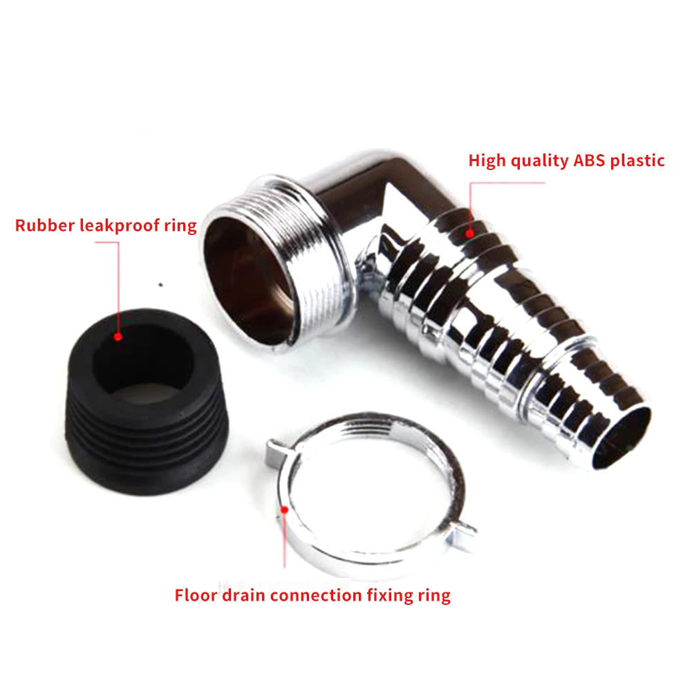 

Floor Drain Joint Dishwasher Pipe Accessories Washing Machine Sealing Ring Home Washbasin Universal Fit Special Elbow Sewer