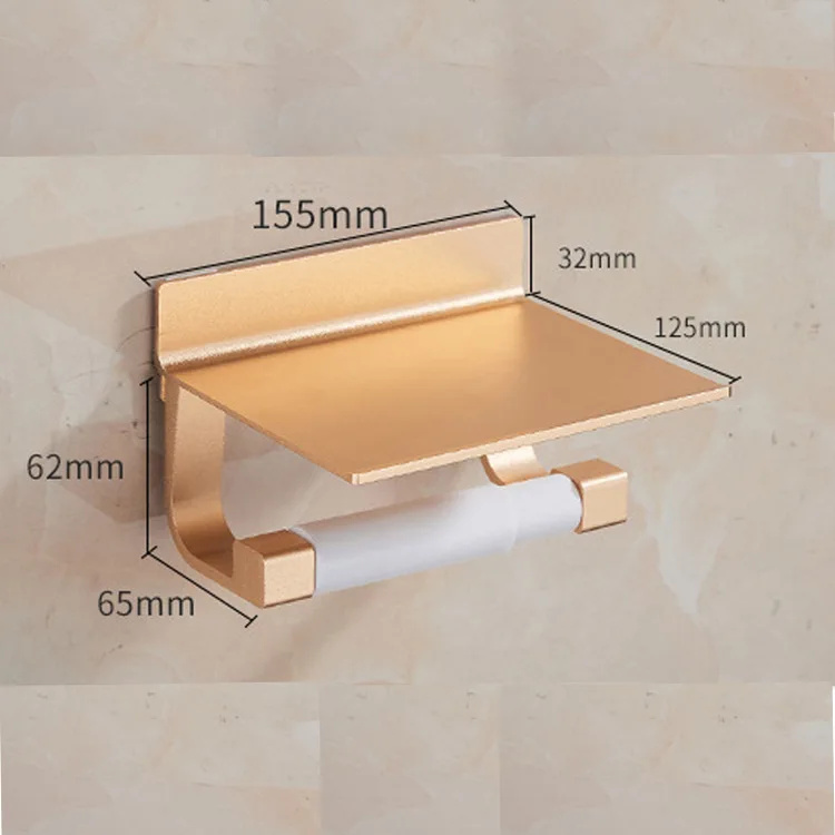 1 шт. алюминиевая стойка для туалетной бумаги настенный держатель полка