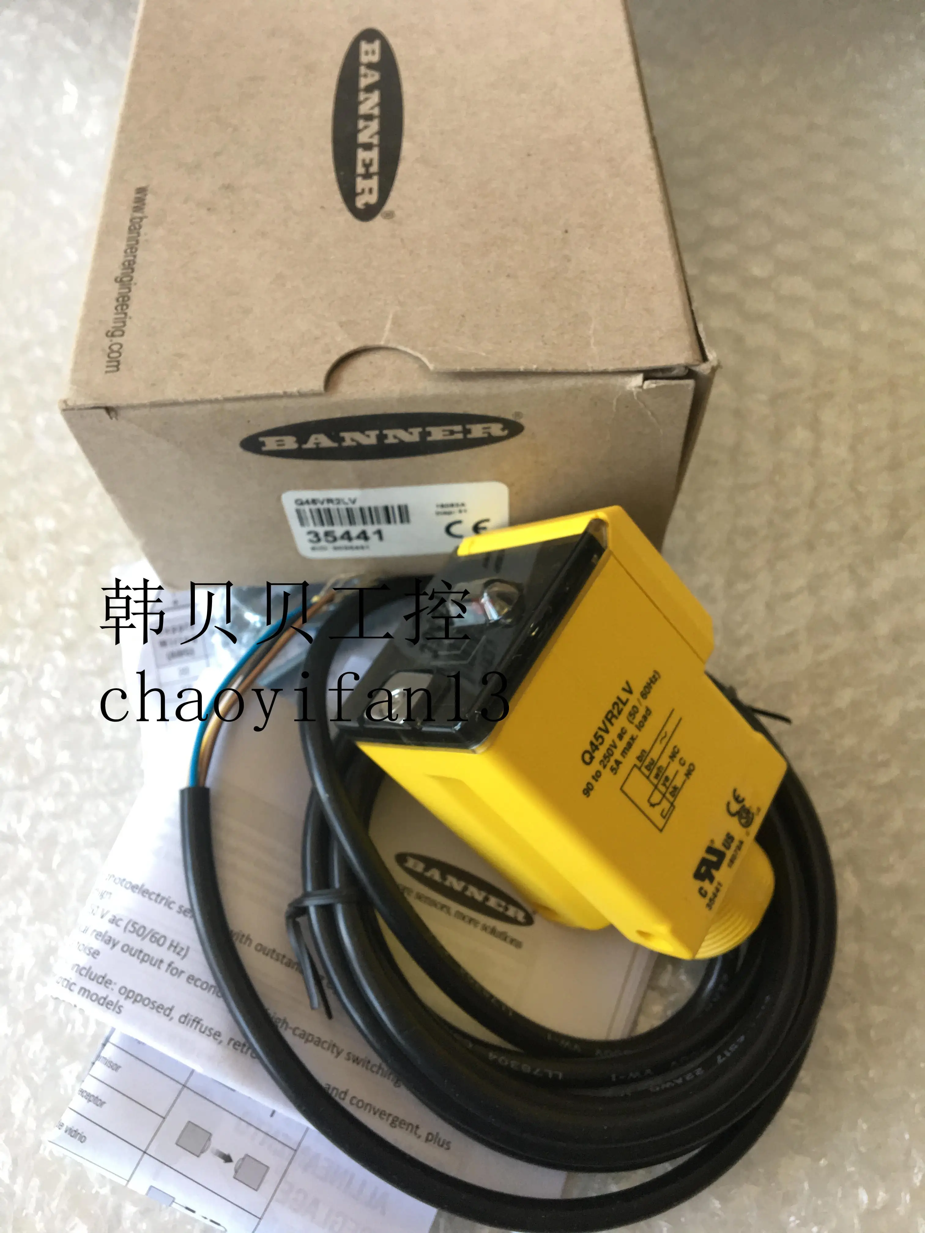 

Новый оригинальный фотоэлектрический датчик Q45VR2LV Q45VR2DX Q45VR2LVQ q45vrстра