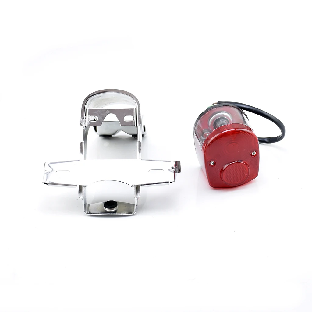 Motorcycle Taillight Bracket Tail light lamp Assy &amp Metal Stent silver For HONDA DAX ST50 ST70 CT50 CT70 |