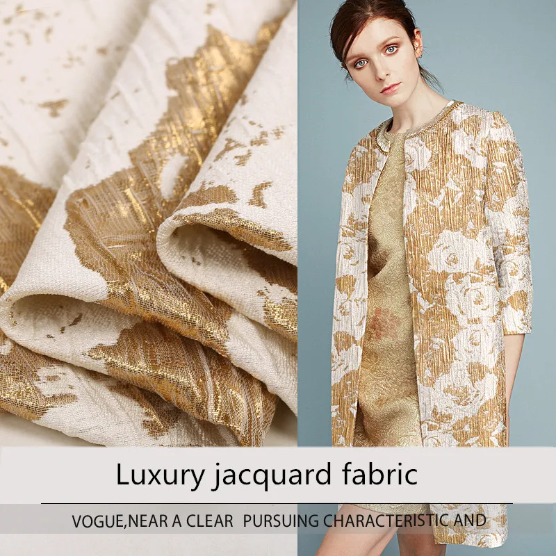 100x130cm/piece Luxury texture jacquard fabric Jinfeng Yulu three-dimensional brocade | Дом и сад