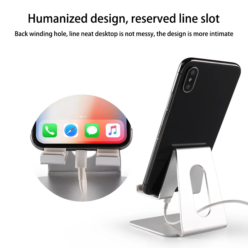Держатель для телефона iPhone 11 Pro X Samsung Huawei Xiaomi металлический вращающийся держатель