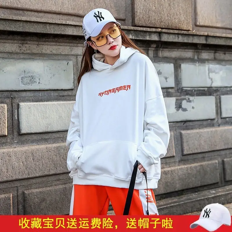 

2021 new Spring Leisure Sportswear Anti-Aging Fashion Korean Style Sweater Fashion Ins Hip Hop Spring Wear 2021new Women's Suit