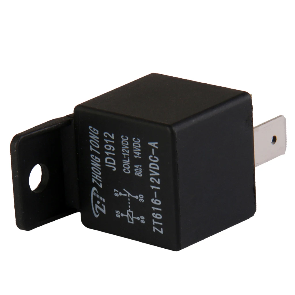 Реле SPST для тяжелых автомобилей 12 В 80 А 4 контакта | Автомобили и мотоциклы