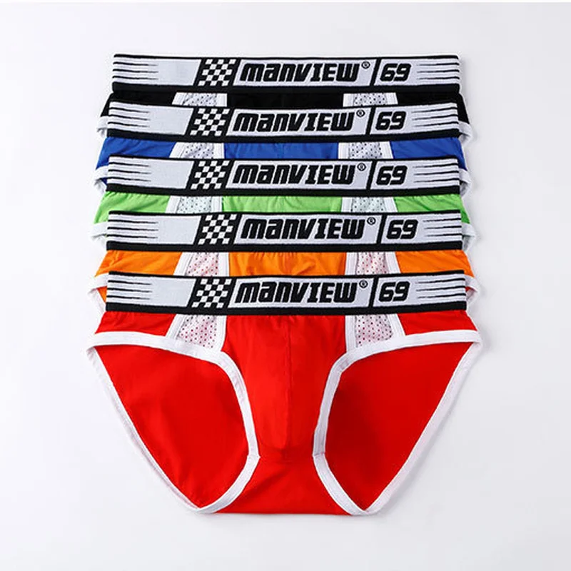 

Sexy Cotton Underwear Seamless Briefs Shorts Super Flexibele Panty Mesh Breathable Panties U Convex Pouch Underpants Homewear